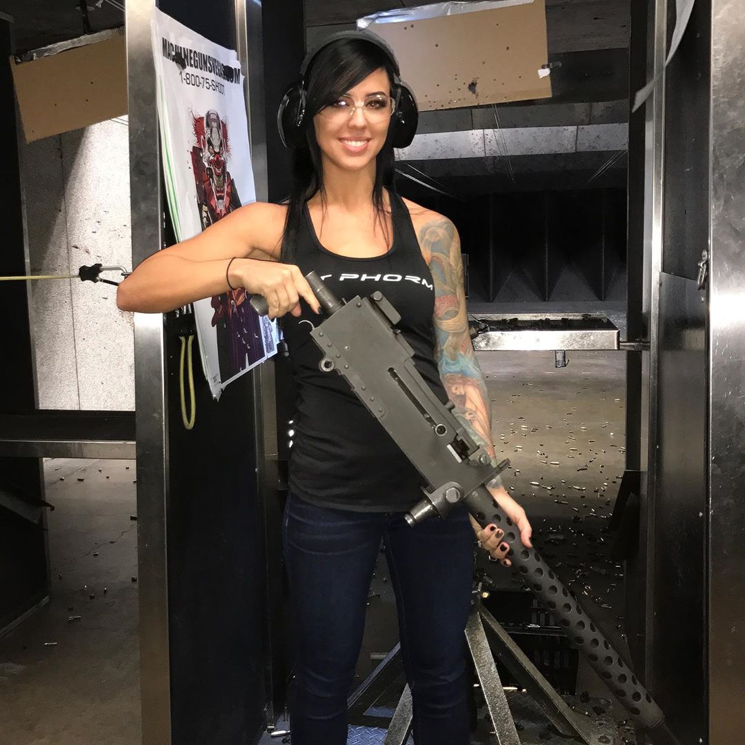 She collaborates with Springfield Armory and knows how to handle her product perfectly.