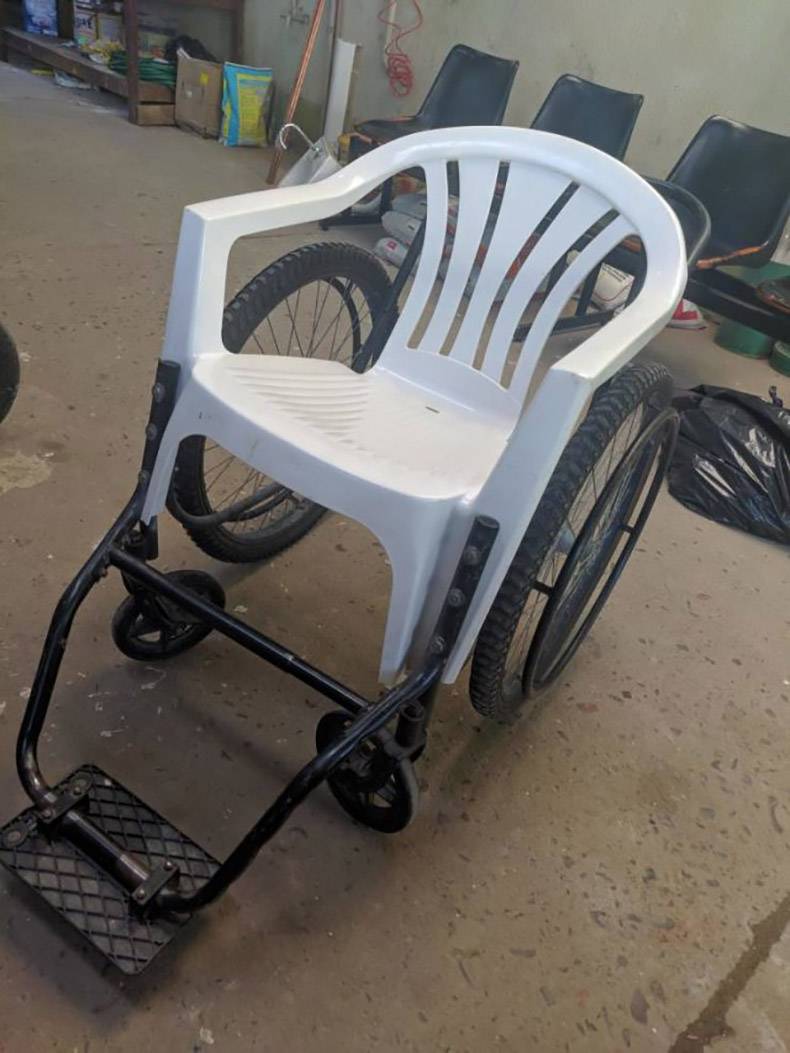 random cursed wheelchair
