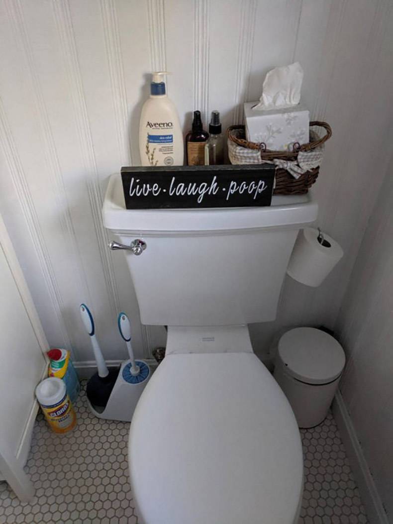 toilet seat - Aveeno live.laugh.poop Cu DOUDO002 Codococcuoi Doodoo