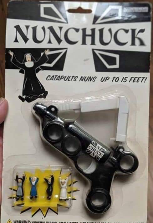 nunchucks catapults nuns - Nunchuck Catapults Nuns Up To 15 Feet! Nd Ons Chuck Awadvinaravinam I N