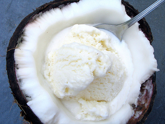 coconut ice cream