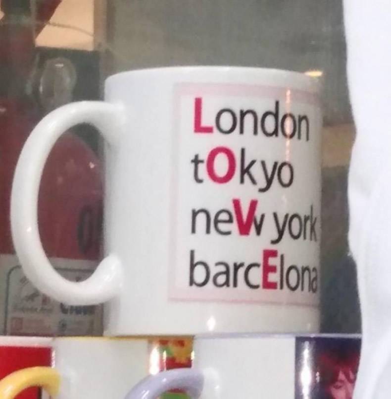 coffee cup - London tokyo new york barcElona