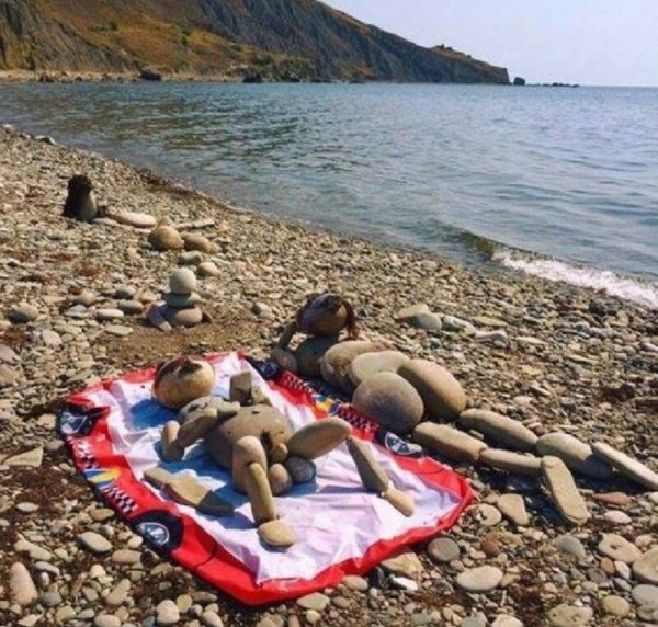 nudists at the lake