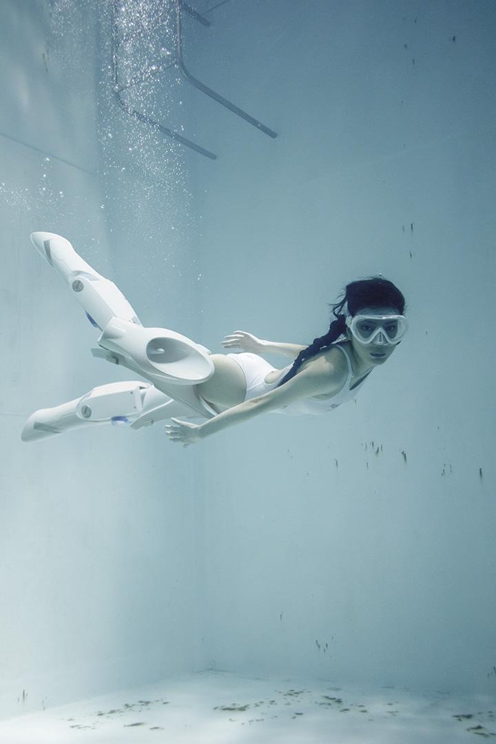 swimming robot legs