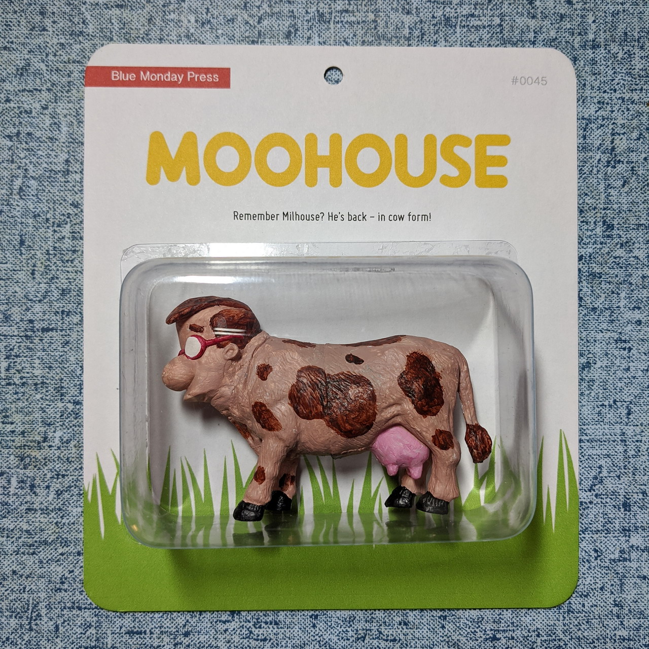 snout - Blue Monday Press 0045 Moohouse Remember Milhause? He's backin cow formi