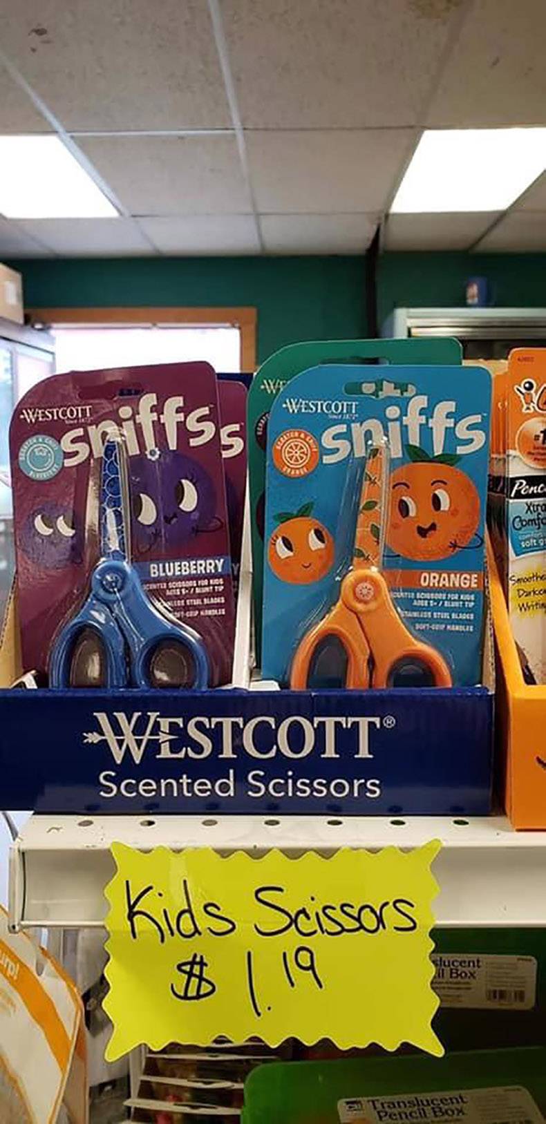 westcott scented scissors - W Westcott Westcott wschiffss wameniffs Penc Xura Comic ita Blueberry Tolog Orange Smooth The Cusorer Og Antiteit Biss Iter 2003 Westcott Scented Scissors Kids Scissors