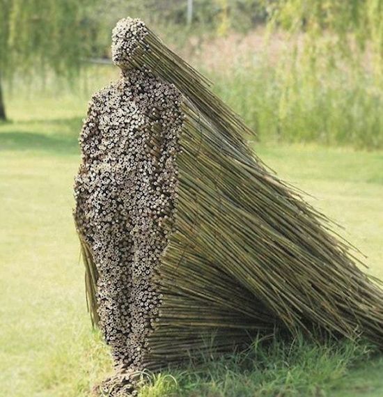 bamboo made sculpture