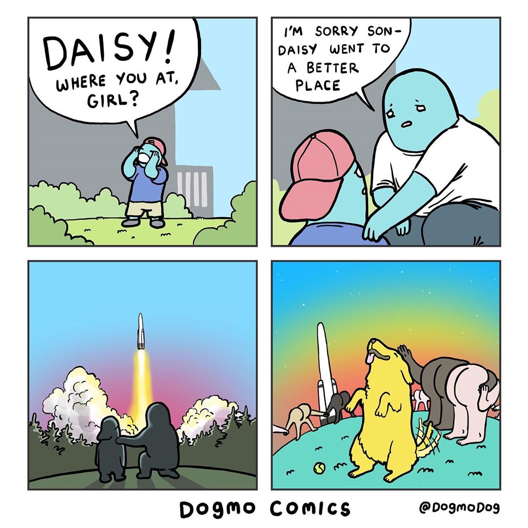 comics - Daisy! I'M Sorry Son Daisy Went To A Better Place Where You At, Girl? m m an Dogmo Comics @ Dogmo Dog