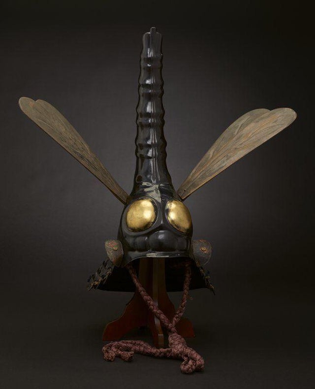 Japanese Dragonfly helmet, used to distinguish high ranked Lords on the battlefield, 17th century.