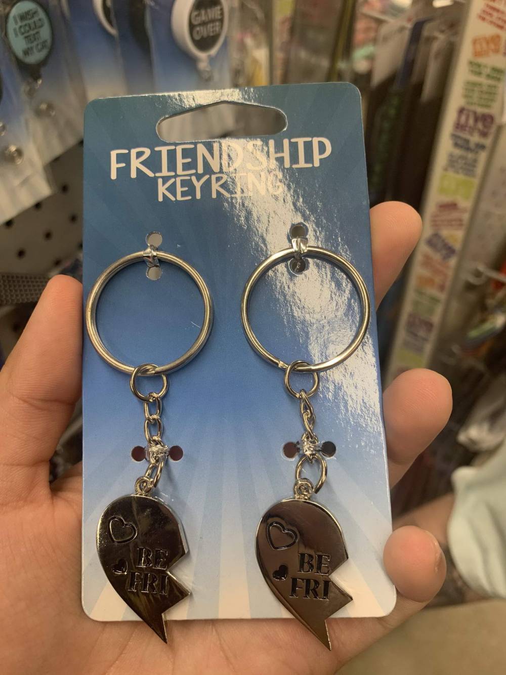 keychain - Gane Oler five Friendship Keyring Be Fri