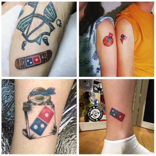 In 2018 Domino’s Pizza offered people 100 years of free pizza if they have the Company’s Logo tattooed but they ended it after five days and only the first 350 people got the free pizzas.