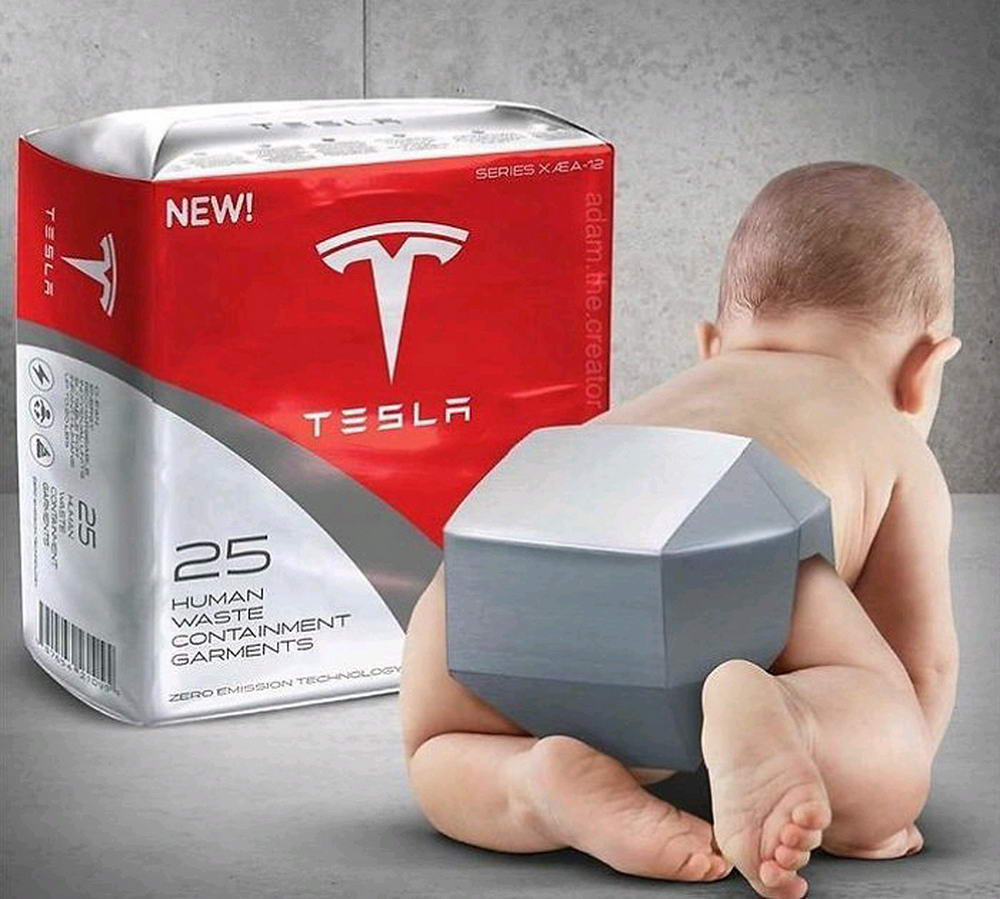 tesla diapers - Series Xea12 New! Tesla r T adam.te,creator Tesla Tanov 25 Human Waste Containment Garments Zoro Omission Technology