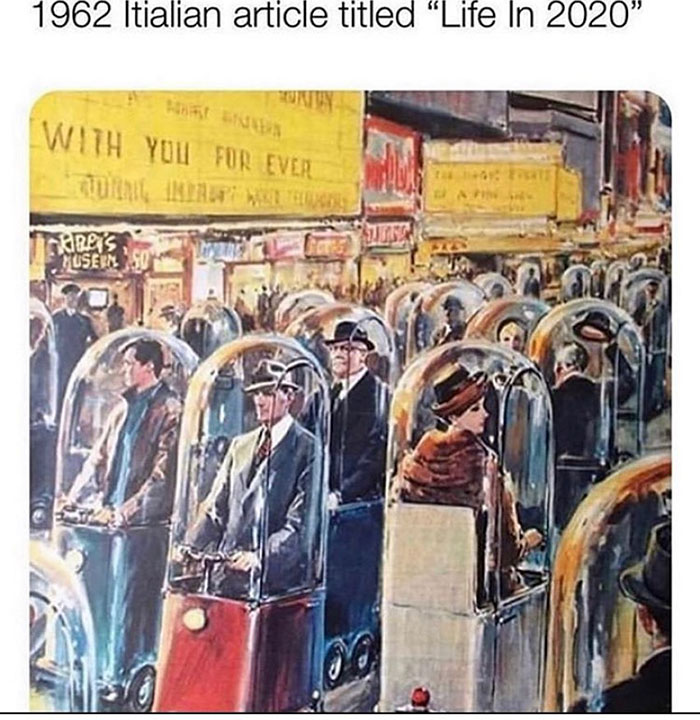 walter molino 1962 - 1962 Itialian article titled "Life In 2020" Turun With You For Ever Tung Iniale Med Pre's Puseen. So