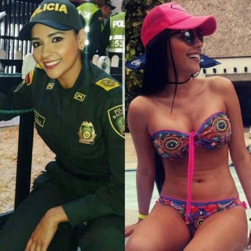 Beautiful Women In and Out of Uniform