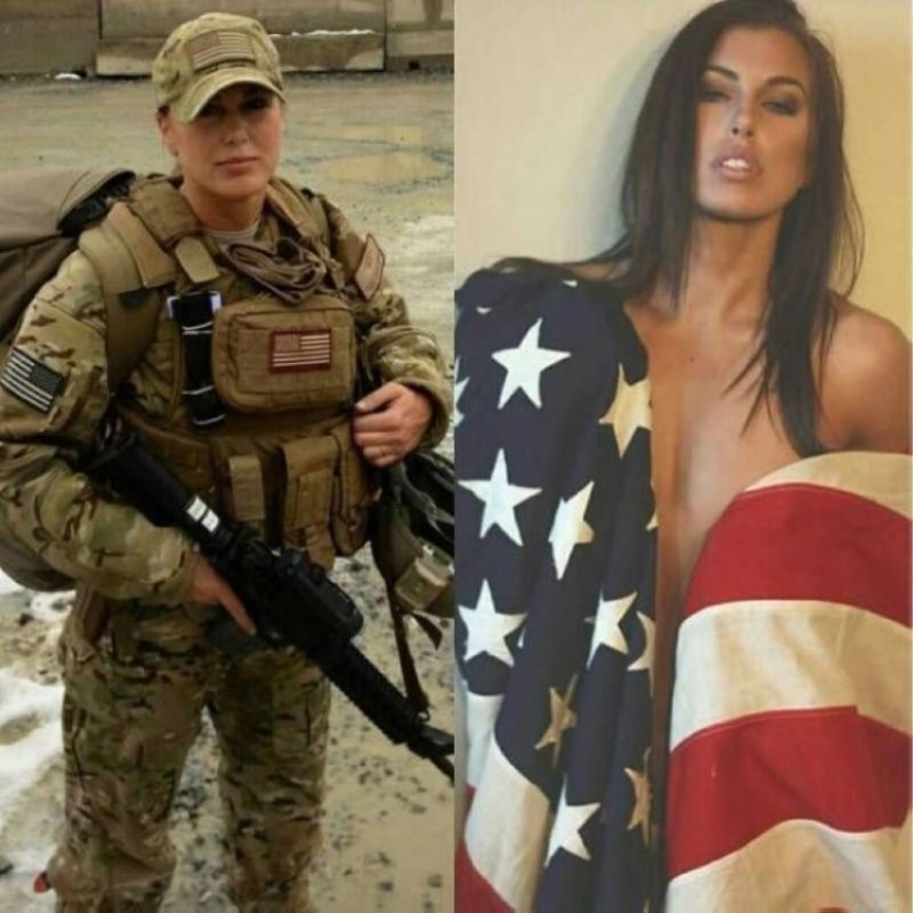 Beautiful Women In and Out of Uniform