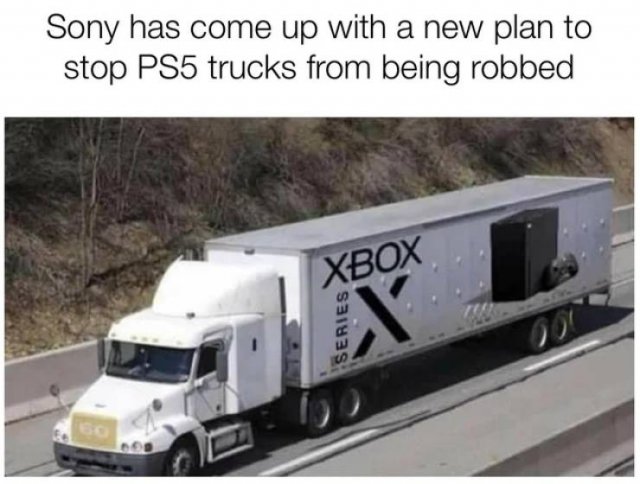 semi truck stock - Sony has come up with a new plan to stop PS5 trucks from being robbed Xbox Series