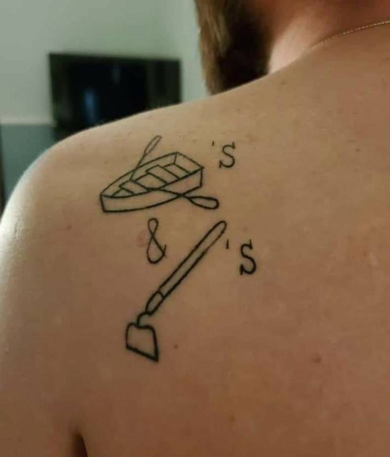 boats and hoes tattoo - 'S & is