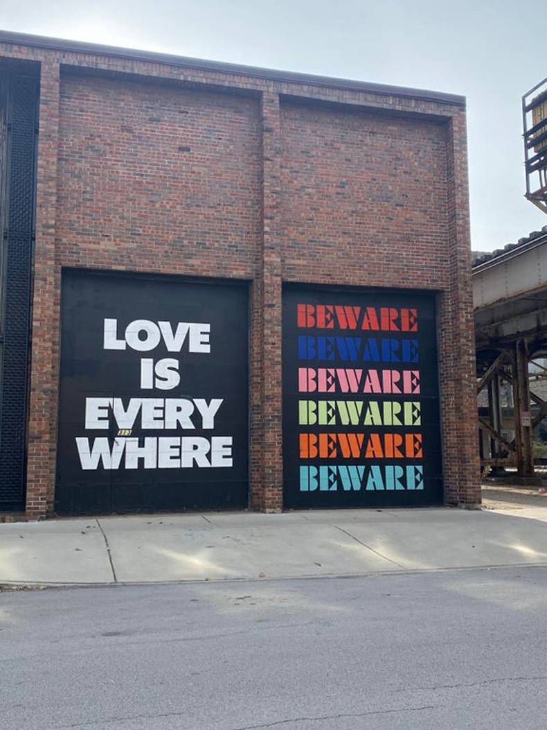 wall - Beware Love Is Every Where Beware Beware Beware Beware Der