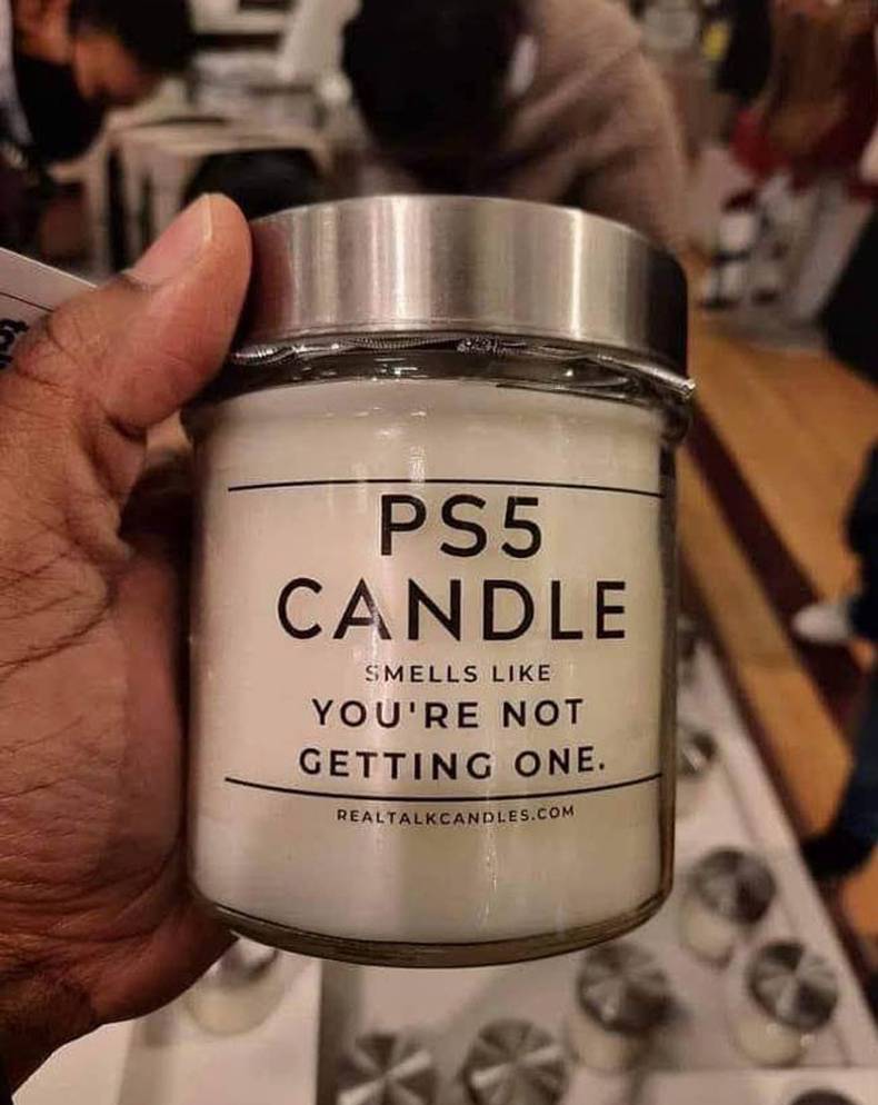 cool pics - 5 PS5 Candle Smells You'Re Not Getting One. Realtalkcandles.Com