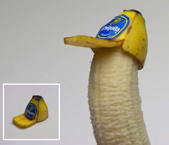 banana peel hat