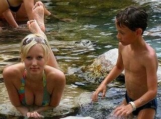 Kids Checking Out Boobs