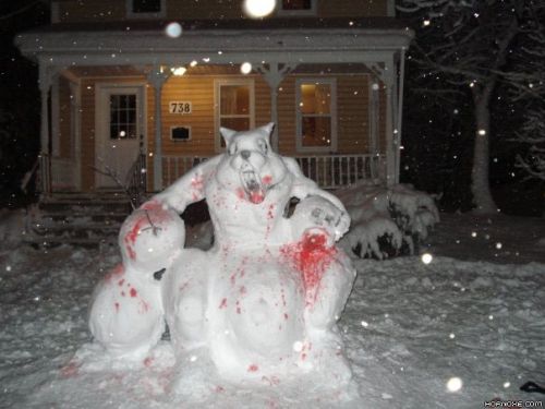 Funny Snowmen.