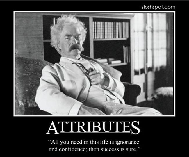 Mark Twain Demotivators.