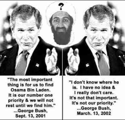 Usama Bin Laden is Dead and Bush Has Nothing To Say About It Now.