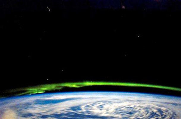 Aurora Borealis from Space