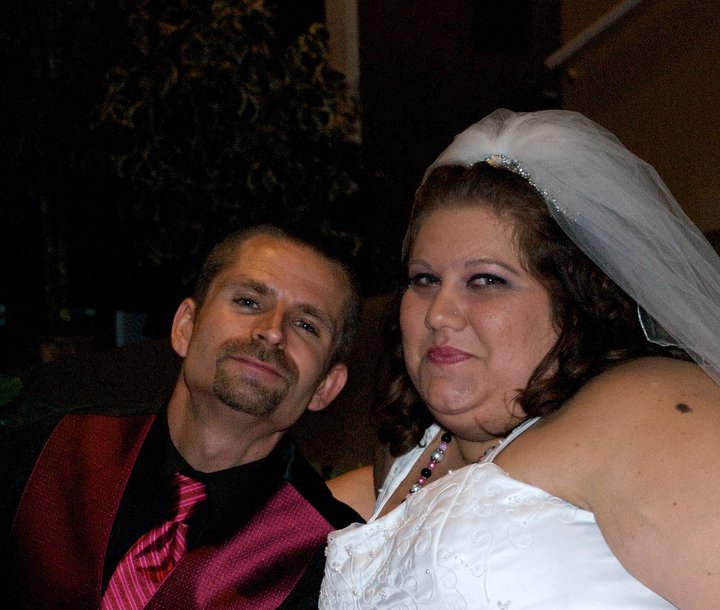 Fat Bride and a Little Groom