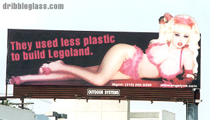 angelyne billboard - dribbleglass.com They used less plastic to build Legoland. Outdoor Systems