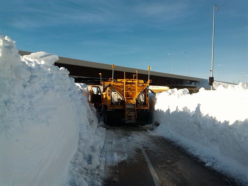 Interstate 90 may be technically open, but it should be avoided for a couple of days.