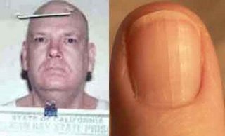 A Serial Killer’s Fingernails  One of the weirdest things ever sold was a serial killer’s cut fingernails. In 1979, two men named Lawrence Bittaker and Roy Norris rode through southern California on a killing spree that resulted in at least five victims.  Years later Roy Norris, the man in the mug shot above had his fingernail shavings that had been taped to the back of a Christmas card sold on the net. His fingernails only sold for $9.99 but still stand as one of the scariest and weirdest things ever sold on the internet.