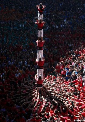 Amazing Human towers in Spain