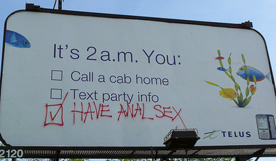 Call a cab, Text party info or...