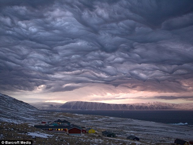 Terrifying Beauty of Clouds Gathering over Greenland