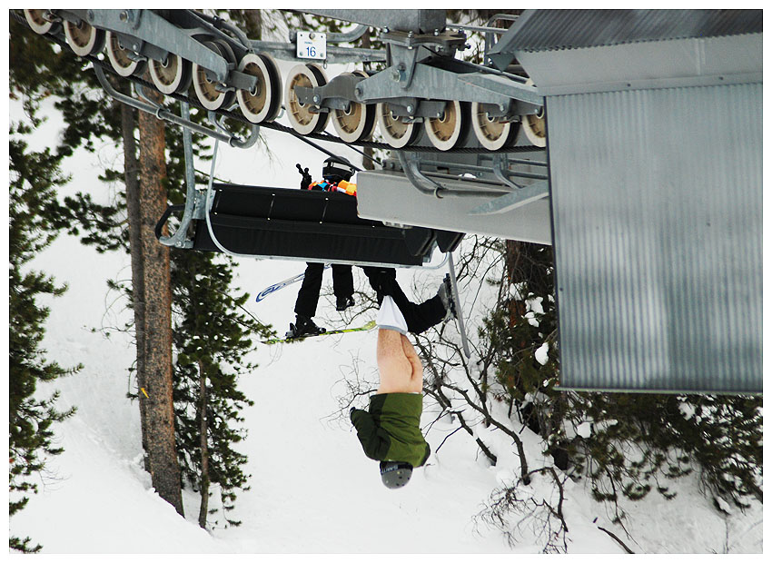 Full Ski Lift Fail