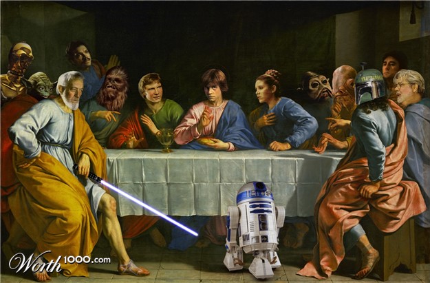 Star Wars with an art treatment