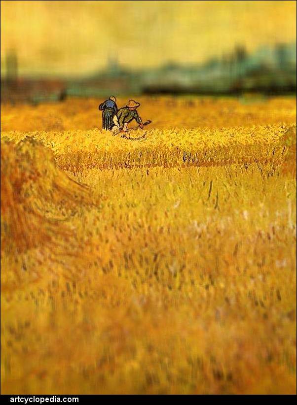 Arles: View from the Wheat Fields, 1888