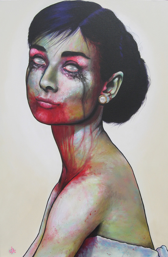 Zombie Audrey Hepburn