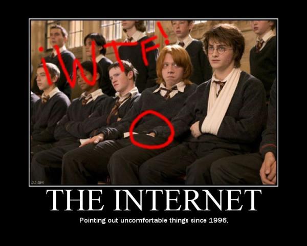 harry potter funny - The Internet Pointing out uncomfortable things since 1996,