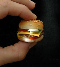 World's Smallest Cheesburger