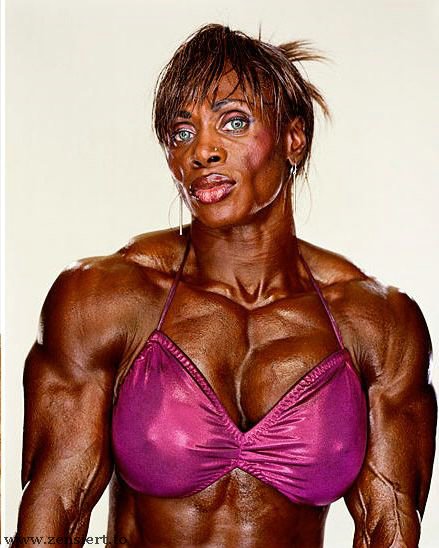 Muscle chicks are scary