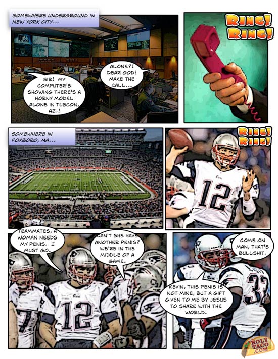 Tom Brady Comic book