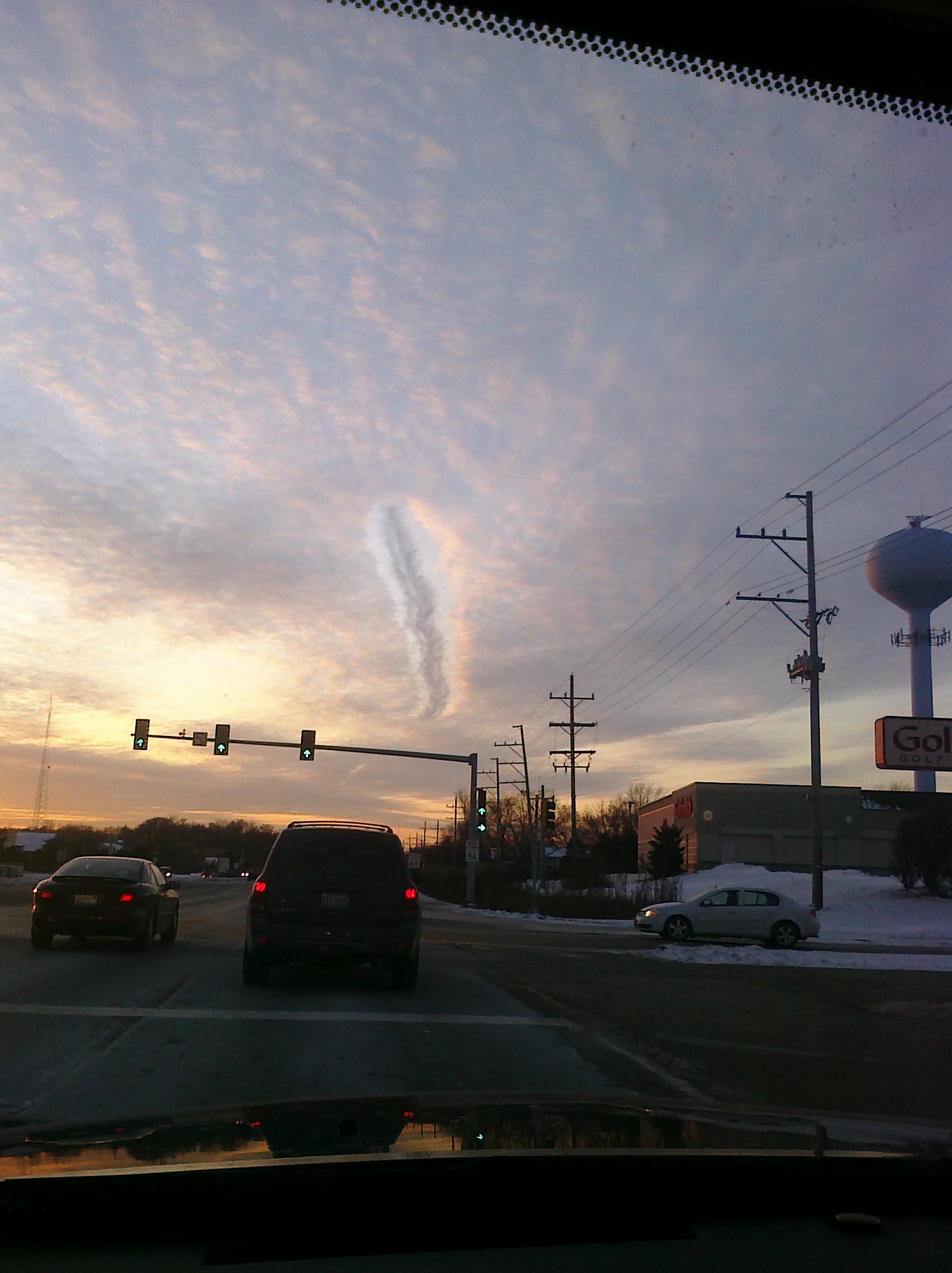 Strange Cloud formation