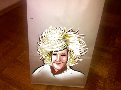 Coolest Dad Ever Makes Hand-Drawn Lunchbags