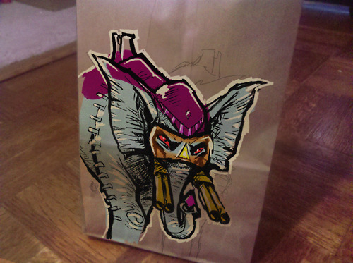 Coolest Dad Ever Makes Hand-Drawn Lunchbags