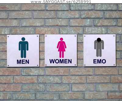 A bathroom for emos, cos' they just get everybody down...