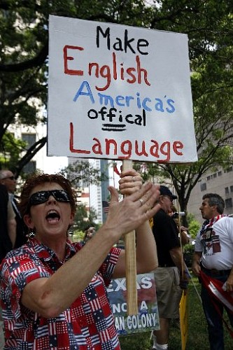 Here's the irony...Most americans don't even know how to speak it properly