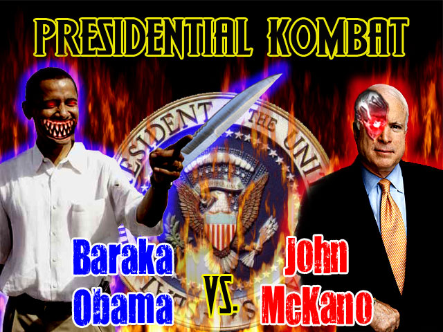 Check out the latest Presidential Kombat between Baraka Obama and John McKano! Who will win find out soon!